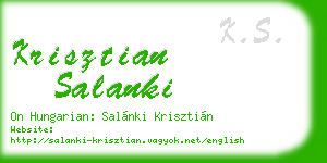 krisztian salanki business card