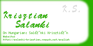 krisztian salanki business card